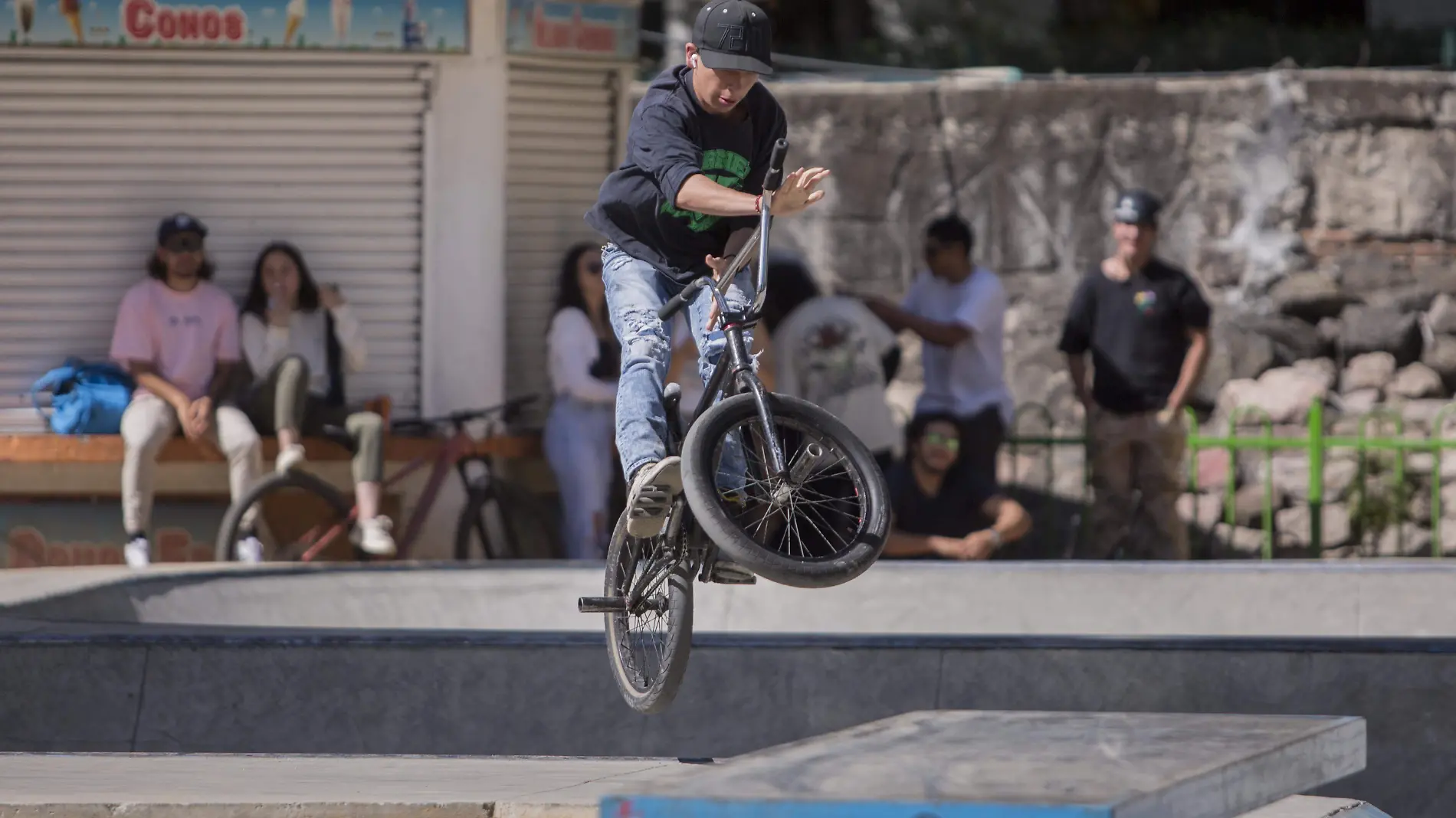 Ciclista de BMX Freestyle /